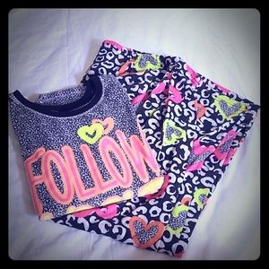 Girls' Justice Follow Your Heart Pajama Set
